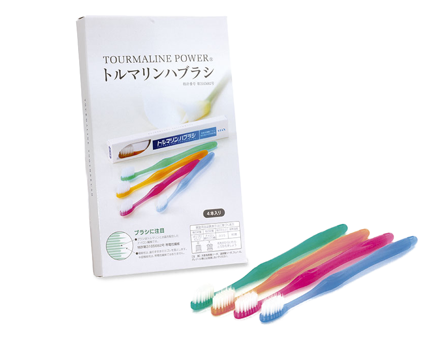 トルマリンハブラシ4本セット(特許商品)